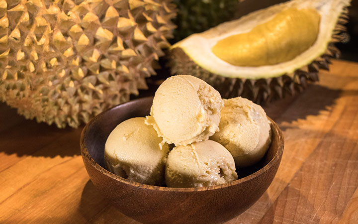 Homemade Durian Ice Cream
