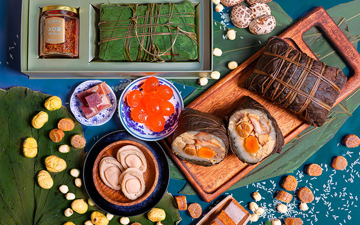 Truffle Dumplings with Yunnan Ham, Conpoy and Abalone