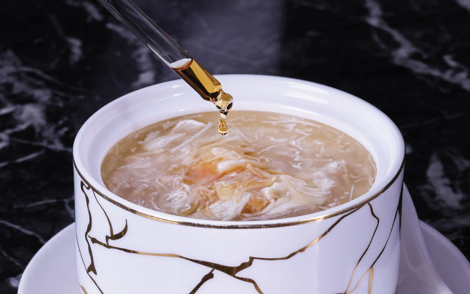 軒尼詩干邑瑤柱蟹肉西施羹