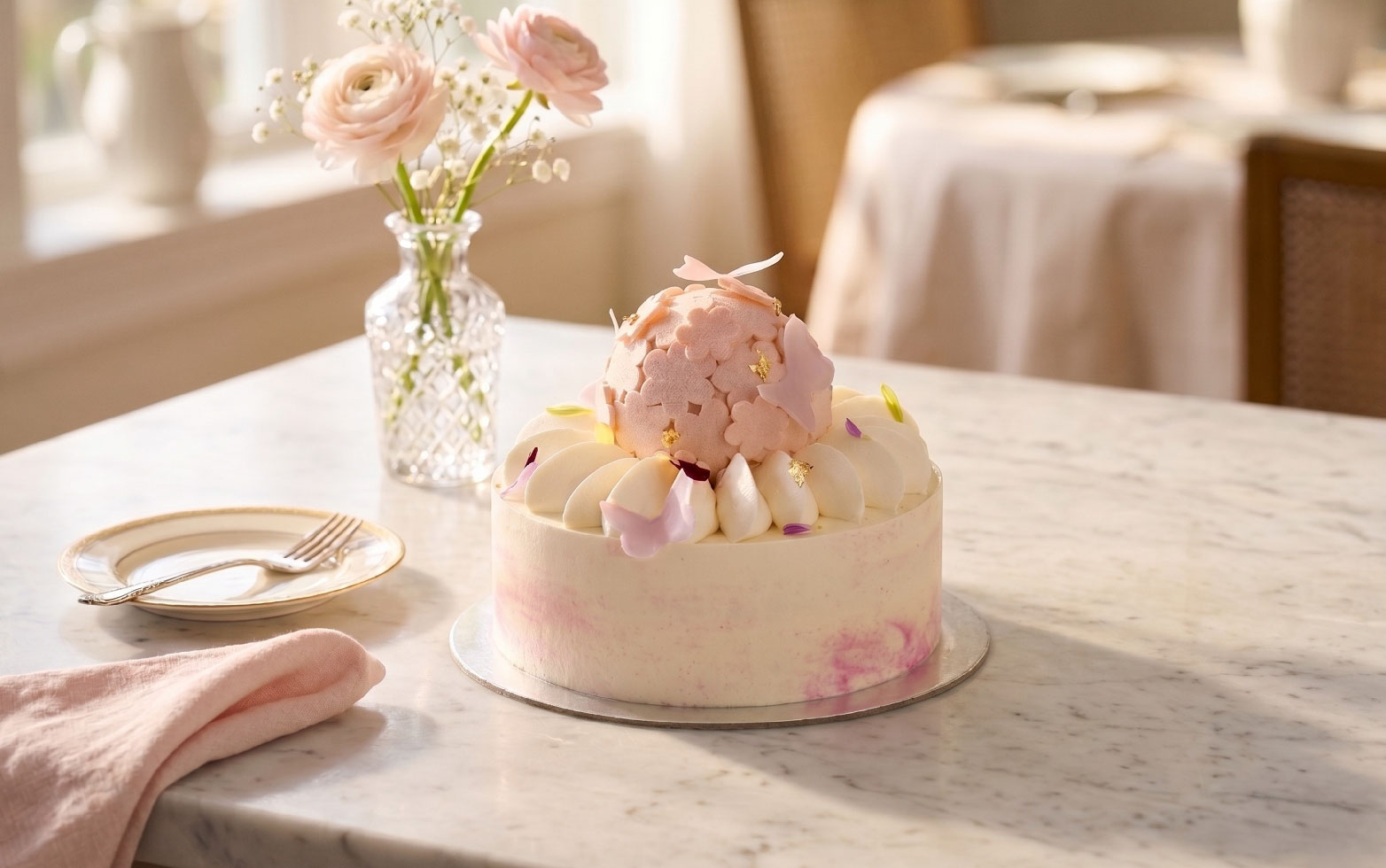 母親節桂花燕窩烏龍戚風蛋糕